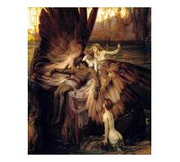 Herbert Draper - The Lament for Icarus, vintage art, 12x8" (A4) Reproduction Poster Print