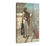Herbert Gustave Schmalz - Zenobia's Last Look on Palmyra 1888 Canvas Art Poster And Wall Art Picture Print Modern Family Bedroom Decor Frame 24x36inch