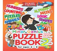 Herbert Publishing Minor Genius Puzzle Book 2: For Ages 4-8: Children's Activity Book Herbert Publishing Multicolor