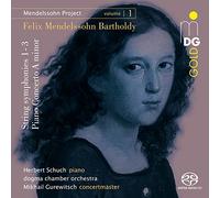 Herbert Schuch; Dogma Chamber Orchestra; Mikhail Gurewitsch - String Symphonies 1 - 3 & Piano Concerto A Minor