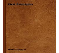 Herbert Spencer First Principles Hardcover Book in Gold Herbert Spencer Gold