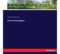 Herbert Spencer First Principles Paperback Book in Black Herbert Spencer Black