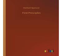 Herbert Spencer First Principles Paperback Book in Gold Herbert Spencer Gold
