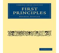 Herbert Spencer First Principles Paperback Book in Orange Herbert Spencer Orange