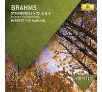 HERBERT VON/BP KARAJAN - SINFONIEN 2+4 CD NEW BRAHMS,JOHANNES