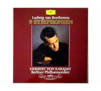 Herbert von Karajan - Berliner Philharmoniker - Ludwig van Beethoven: 9 Symphonien (Erstausgabe 1963 First Release Premiere edition) [Vinyl Schallplatte] [8 LP Box-Set]