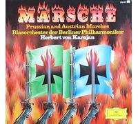 Herbert von Karajan & Blasorchester der Berliner Philharmoniker - Preussische und österreichische MÄRSCHE [Vinyl Doppel-LP] [Schallplatte]