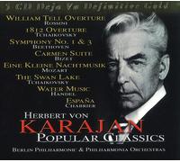 Herbert von Karajan : Herbert Von Karajan: Popular Classics CD Box Set 5 discs