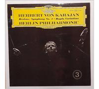 Herbert Von Karajan - Johannes Brahms , Herbert von Karajan , Berliner Philharmoniker - Symphony No. 3 o Haydn Variations - Deutsche Grammophon - 138926, Deutsche Grammophon - 138 926 SLPM
