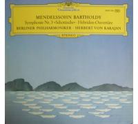 HERBERT VON KARAJAN - mendelssohn: symphonie no. 3 LP