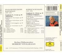 HERBERT VON KARAJAN MENDELSSOHN: SYMPHONY NO. 4; SCHUMANN: SYMPHONY NO. 1 NEW CD