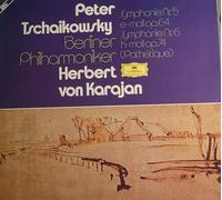 Herbert von Karajan und die Berliner Philharmoniker - Tschaikowsky: Symphonien Nr. 5 & 6 [Vinyl Schallplatte] [Doppel-LP]