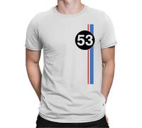 Herbie 53 Vintage Men's T-Shirt, White, 3XL