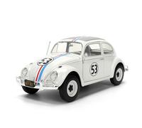 Jada Toys Disney Car Herbie The Love Bug (19 cm) - Volkswagen Beetle Model Car to "A Great Beetle" Made of Metal with Parts to Open, Toy Vehicle for Collectors and Fans from 8 Years