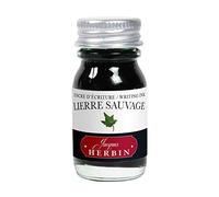 Herbin 11537T - 10ml bottle of ink for fountain pens and roller pens (product without packaging - zero waste objective), Lierre sauvage/Wild Ivy