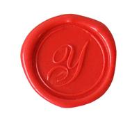 Herbin 40325T - Modern English Handwriting brass disc for sealing wax, letter Y