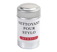 Jacques Herbin 20100T - A box of 6 cartridges of clean solution for fountain pens and rollerball pens - (packaging-free product - zero waste objective)