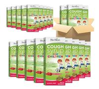 Herbion Naturals Cough Syrup for Children, 150 ml (24 Packs) Natural Cherry Flavour, Suitable for Children 6 Years and Above,