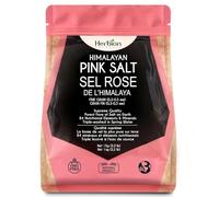 Herbion Naturals Himalayan Pink Salt - Pure and Flavorful Fine Grain - 1 KG (2.2 lbs) Resealable Pouch - Rich in Minerals - Triple Cleansed - GMO-Free - Chemical-Free