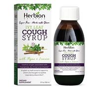 Herbion Naturals Ivy Leaf Cough Syrup, Sugar-Free with Stevia - Soothes Throat, for Adults, Kids 13 Months and Above, 5 FL Oz