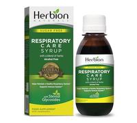 Herbion Naturals Sugar-Free Respiratory Care Syrup, Alcohol-Free Herbal Formula with Stevia - Supports Healthy Respiratory & Immune System - for Adults & Kids, 150mL