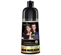 Herbishh Chestnut Brown Shampoo, Hair Dye Shampoo 3 in 1, 100% Grey Coverage, Demi-Permanent Hair Color for Men & Women, Long-lasting Color in 20-25 Mins, Ammonia-free, 200 ml