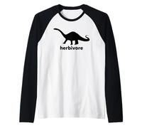 Herbivore - Vegetarian Gift Animal Lover Vegan Cruelty Free Raglan Baseball Tee