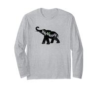 Herbivorous Elephant Plant Based Vegan Eat Veg Pride Long Sleeve T-Shirt