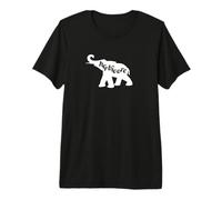 HERBIVOROUS Elephant Vegan Plant Based Inspired Design Premium T-Shirt
