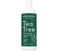 HERBORGANIC Antibacterial Body Wash with Tea Tree Oil - Anti-Fungal Shower Wash for Men - Effective Against Jock Itch, Athlete's Foot - Tea Tree Shower Gel for Cleansing and Protection