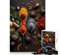 Herbs And Spices Adult Jigsaw Puzzle1000 Pieces Decompress Game True Detail Playful Challenge Night Play (38x52cm)