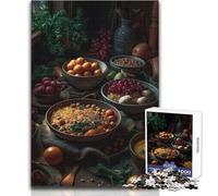 Herbs And Spices Jigsaw Puzzles for Teenagers 1000 Brain Teaser Educational Game Memorable Heartfelt Gift Option Size 50x75cm