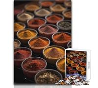 Herbs And Spices Jigsaws 1000 Pieces for Teenagers Educational Play for Skill Growth for Special Moments Size 50x75cm