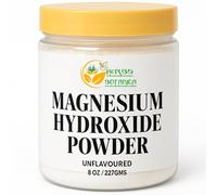 Herbs Botanica Magnesium Hydroxide Powder 8 oz Fine Powdered Magnesium for DIY Use, Deodorant, Toothpaste, and Crafting Ozonated Mag nesium Oxide Alternative
