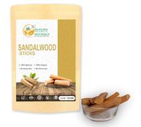 Herbs Botanica Sandalwood Sticks 100gms Natural Chandan Ki Lakdi Sacred : Aromatic Bliss Spiritual Serenity Incense Havan, Holy Sticks, Mediation Yoga Pooja Tikka 3-4 inch Sticks 3.5 oz