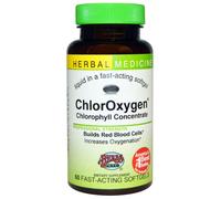 Herbs Etc. ChlorOxygen,Chlorophyll Concentrate,60 Fast-Acting Softgels