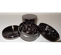 Herbs Metal Grinder 3 Parts 50MM with Sharp Diamond Teeth (Grey)