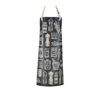 Herbs & Spices Apron - PVC/Oilcloth, One Size in Grey by Ulster Weavers