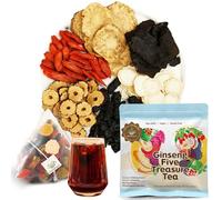 Herbshymn Kidney Formula Tea,Ginseng Five Treasures Tea With 6 Precious Traditional Chinese Ingredients,Support Women & Men Kidney Function & Healthy, Caffeine Free, Natural Taste(15 Bags)