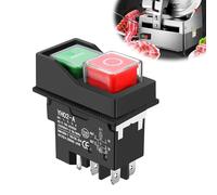Herbst Safety Switch 250V 16A 5-Pin KJD17 Machine Switch, Push Button Switch, Electromagnetic Switch for Workshop Machines