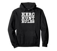 Herc Hunt Rules Funny Adult Humor Pullover Hoodie