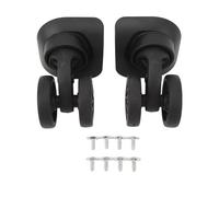 HERCHR 1 Pair Luggage Suitcase Wheels, Universal Luggage Replacement Wheels 360 Degree Rotation Easy to Install for Repairing