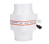 HERCHR 102mm/4in Marine Bilge Air Blower, DC 12V In Line Air Blower Mute 6 Fan Blades Caravan Ventilation Fan for Yacht Buildings Caravan