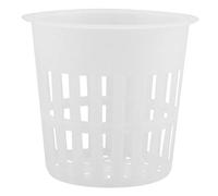 HERCHR 10Pcs Net Cup Planting Mesh Pots, Hydroponic Planting Mesh Pot Net Plastic Garden Net Pots Basket for Hydroponics Garden Balcony Planting