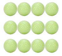 HERCHR 12Pcs Glow in the Dark Golf Balls, Night Glowing Long Distance LED Golf Ball Golf Sports Games for Men Women Night Sports