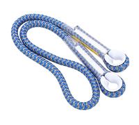 HERCHR 22KN Eye To Eye PreSewn Rock Climbing Rope Dia 8mm/0.3in Tree Climbing Gear Prusik Rope Arborist Rope Climbing Gear Lanyard, 80cm(BLUE)