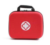 HERCHR 25 x 20 x 7cm/9.84 x 7.87 x 2.76in Nylon First Aid Empty Bag, Aid Bag Section Dividers Medicals Travel Case First Responder Medicals Medication Organizer for Travel