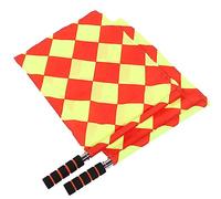 HERCHR 2Pcs Soccer Ar Flag,Referee Linesman Football Flags with Storage Bag for Soccer Referee,Sport Match Linesman Hockey Training
