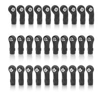 HERCHR 30pcs Link Rod End M4 Ball Joint Head for RC Crawler Car M4 Link Linkage Rod End Width Balls Joint Head Set ForTraxxasTRX-4 1/10 RC Car