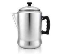 HERCHR 3L Percolator Coffee Maker Pot, Aluminum Stove Top Coffee Percolator Non Electric Coffee Maker Stovetop with Lid for Home Travel Camping Cafetera
